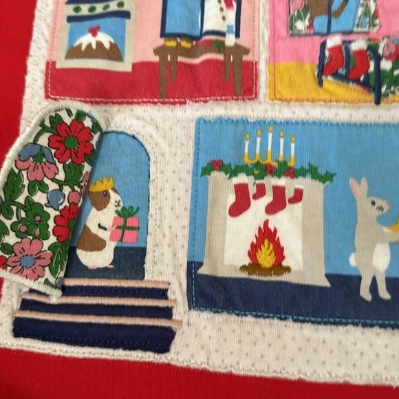 Mini Boden Christmas flap house girls size 7-8 - Picture 4 of 5